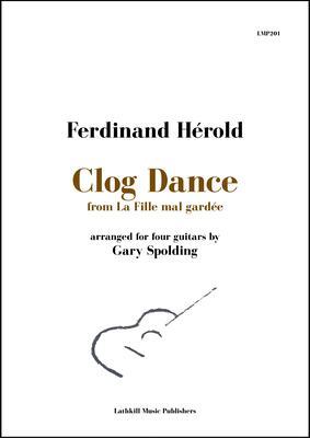 cover of Clog Dance by Hérold arranged for guitar orchestra by Gary Spolding