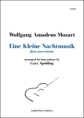 cover of Eine Kleine Nachtmusik first movement by Mozart arranged for guitar orchestra by Gary Spolding