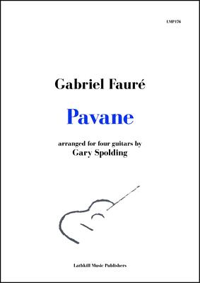 cover of Pavane by Fauré arranged for four guitars by Gary Spolding