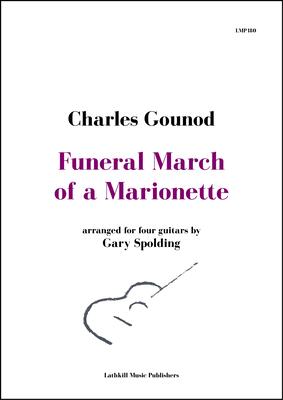 cover of Funeral March of a Marionette by Gounod arranged for guitar orchestra by Gary Spolding