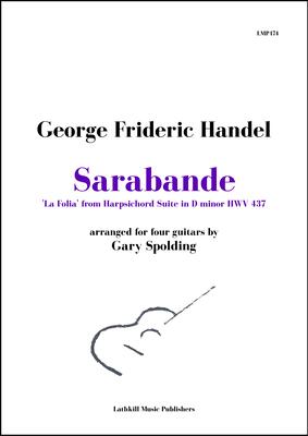 cover of Sarabande 'La Folia' by Handel arranged for guitar orchestra by Gary Spolding