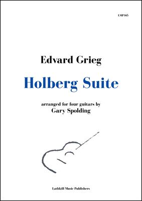 cover of Holberg Suite by Grieg arr. for four guitars Gary Spolding