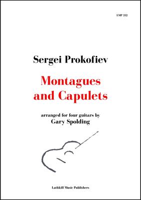 cover of Montagues and Capulets arranged for four guitars by Gary Spolding